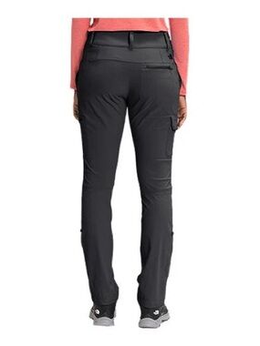Women's Straight Leg Cargo Pants - Black